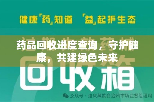 嘉兴药品回收进度查询，守护健康，共建绿色未来
